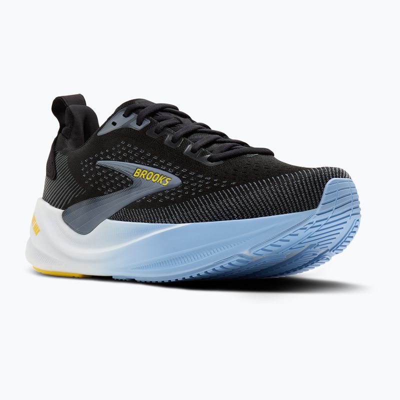 Men's running shoes Brooks Ghost Max 4 black/folkstone/open air