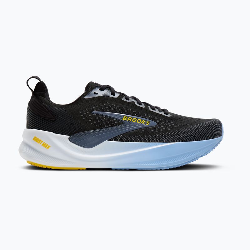 Men's running shoes Brooks Ghost Max 4 black/folkstone/open air 2