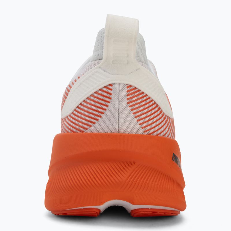 Men's running shoes Brooks Ghost Max 4 white/orange/red 6