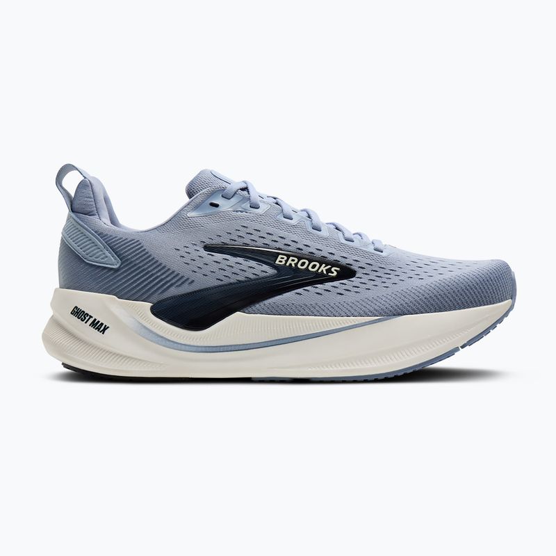 Men's running shoes Brooks Ghost Max 4 blue/navy/coconut 2