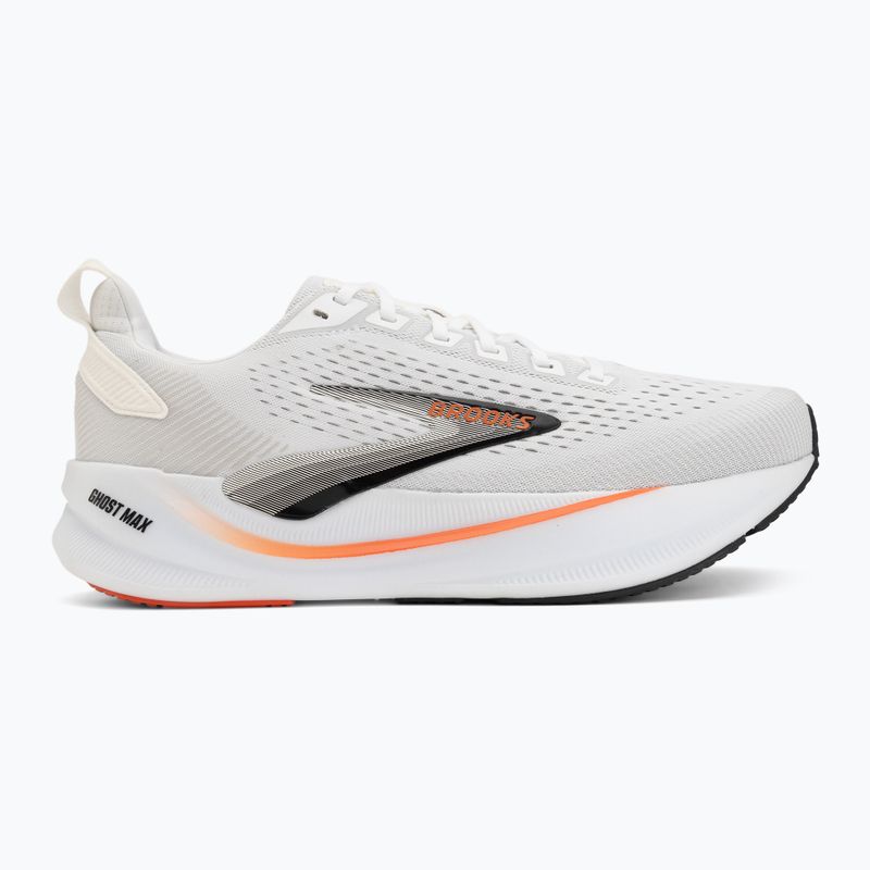 Men's running shoes Brooks Ghost Max 4 white/red/black 2
