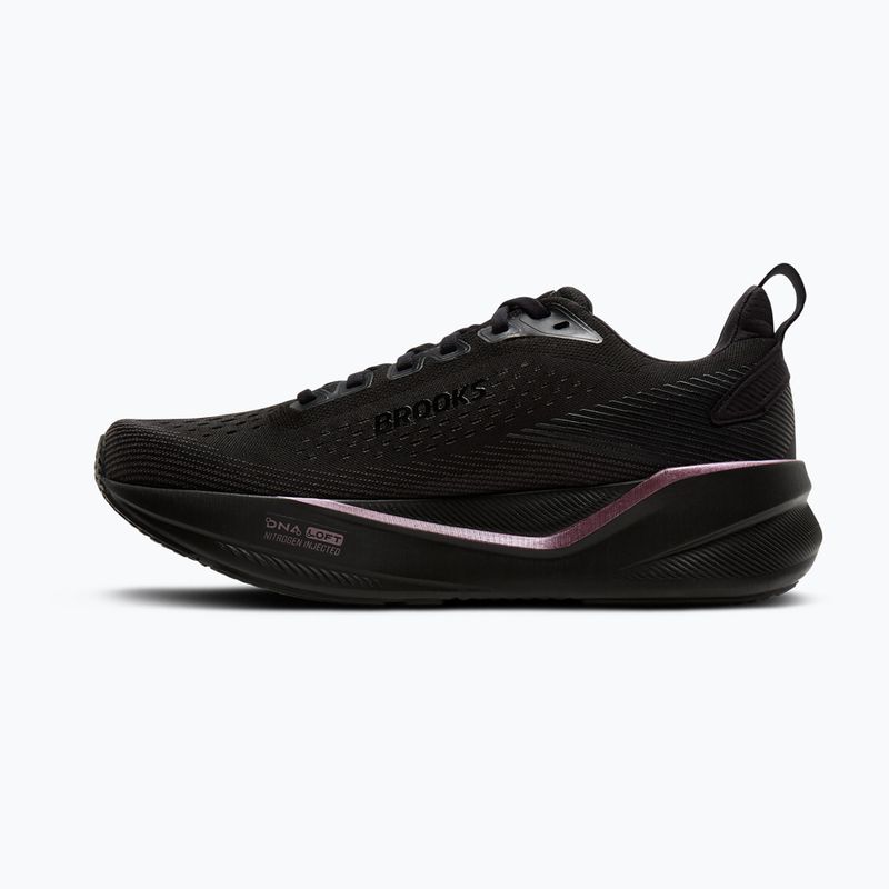 Women's running shoes Brooks Ghost Max 4 black/black/rose gold 3