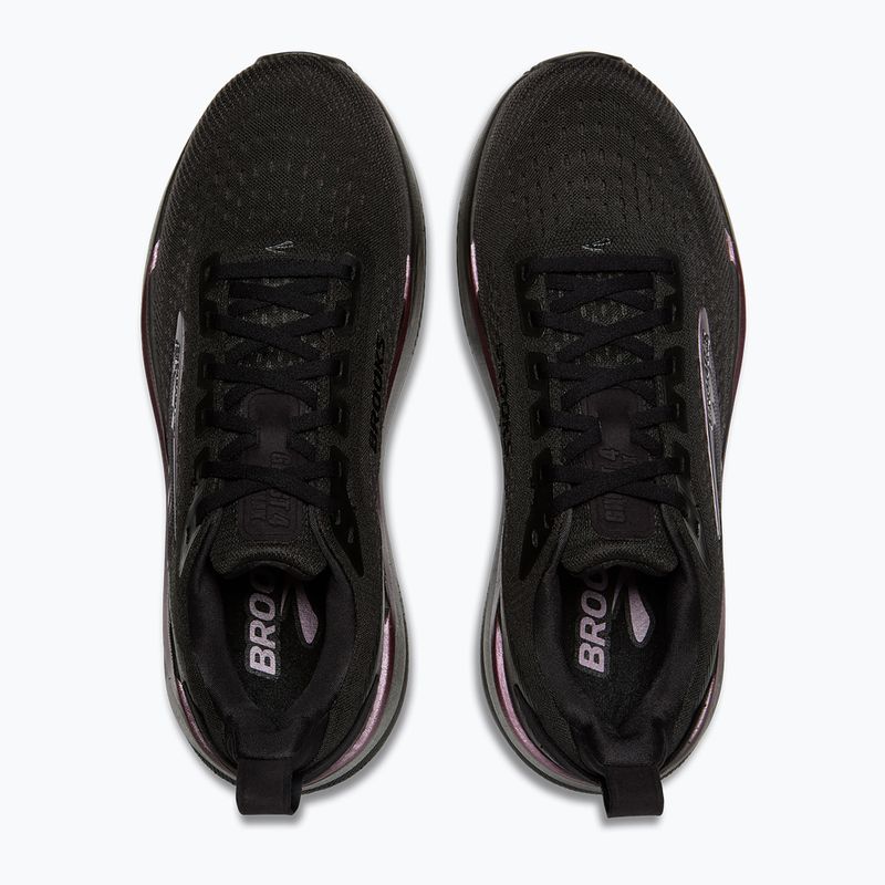 Women's running shoes Brooks Ghost Max 4 black/black/rose gold 5