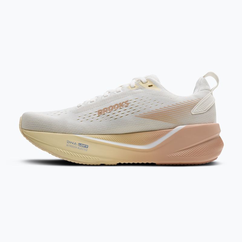Women's running shoes Brooks Ghost Max 4 white/rose/rutabaga 3