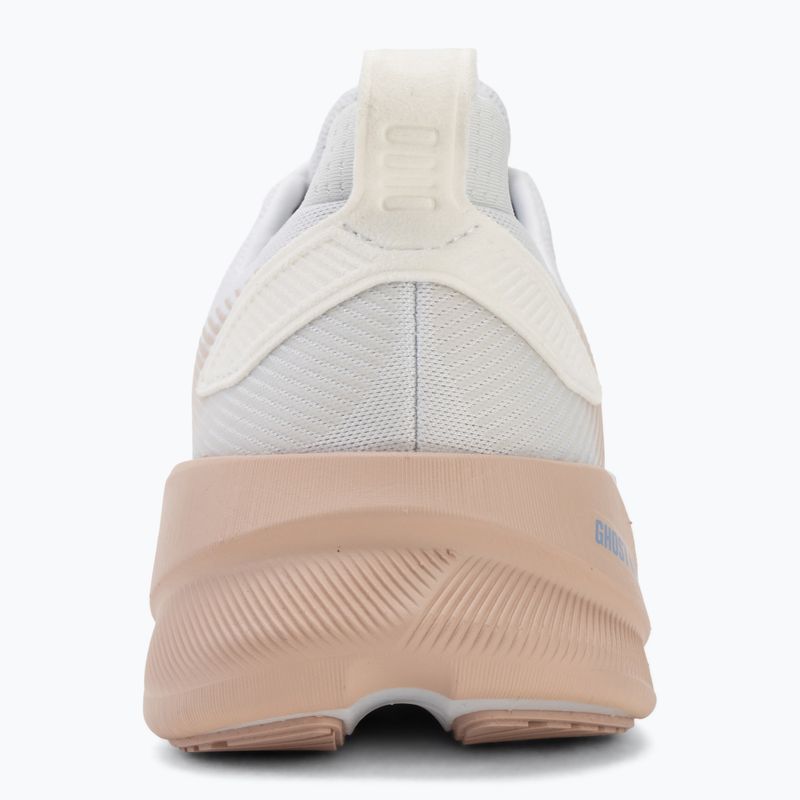 Women's running shoes Brooks Ghost Max 4 white/rose/rutabaga 6