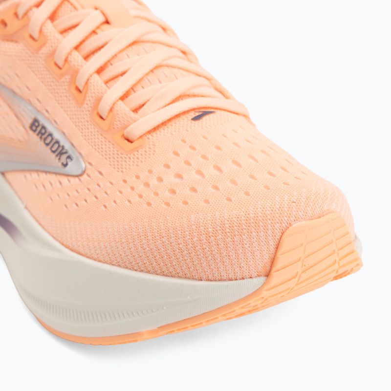 Women's running shoes Brooks Ghost Max 4 cyber peach/grape/bluewash 7