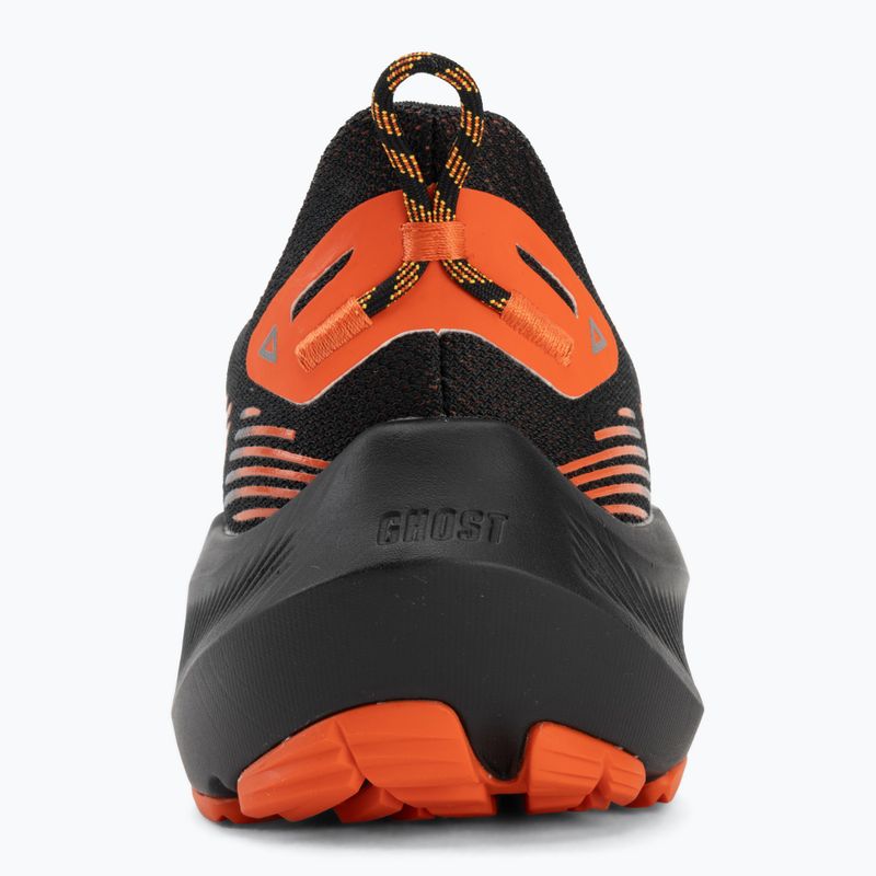 Men's running shoes Brooks Ghost Trail black/red/orange 6