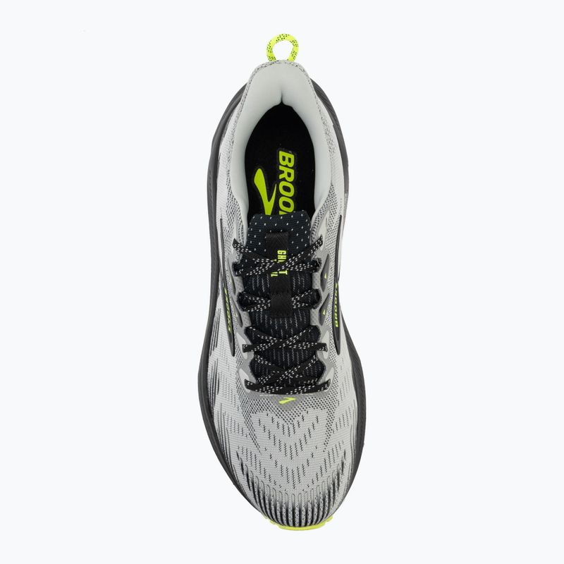 Men's running shoes Brooks Ghost Trail grey/black/nightlife 5