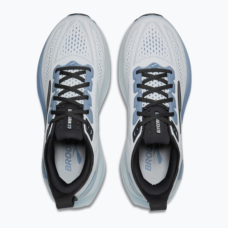 Men's running shoes Brooks Glycerin 23 white/rain/baltic sea 5