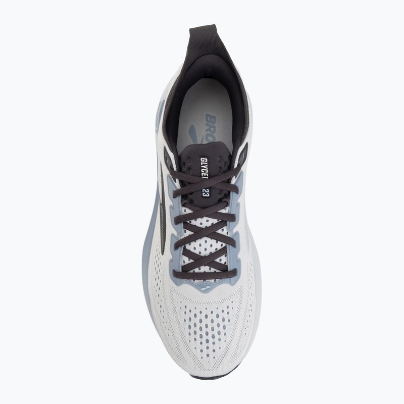 Men's running shoes Brooks Glycerin 23 white/rain/baltic sea 5