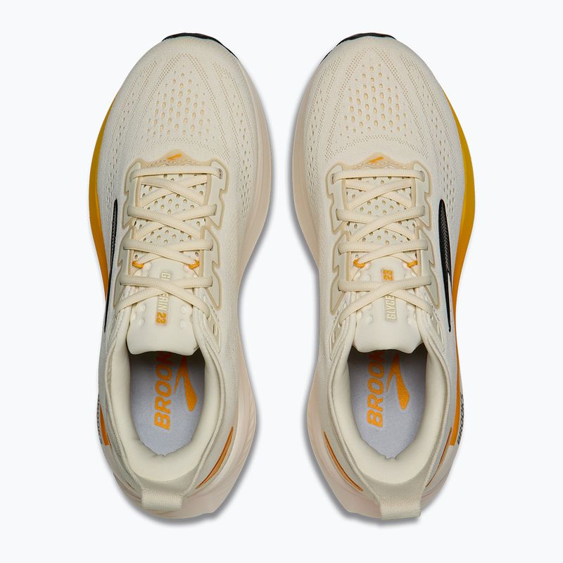 Men's running shoes Brooks Glycerin 23 arctic wolf/angora/orange 5