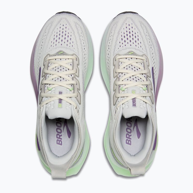 Women's running shoes Brooks Glycerin 23 antarctica/grape/green gecko 5