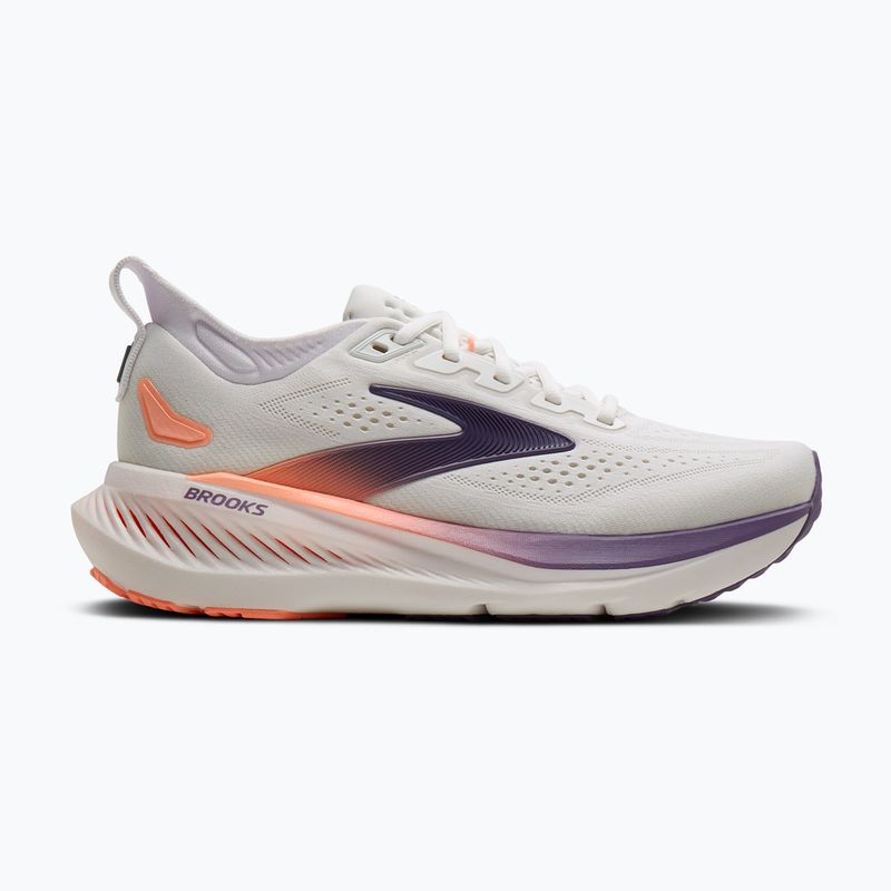 Women's running shoes Brooks Glycerin 23 white/mulled grape/clear 2