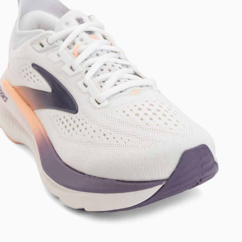 Women's running shoes Brooks Glycerin 23 white/mulled grape/clear 7
