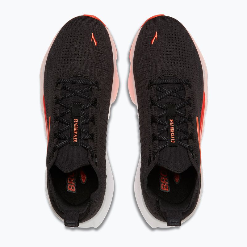 Men's running shoes Brooks Glycerin Flex black/orange 5