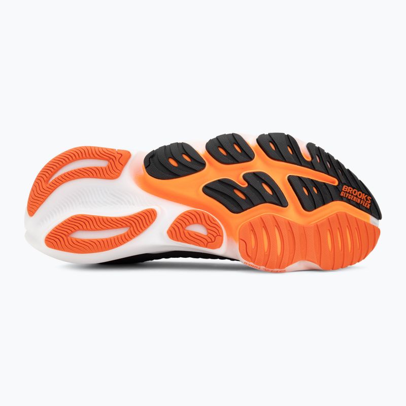 Men's running shoes Brooks Glycerin Flex black/orange 4