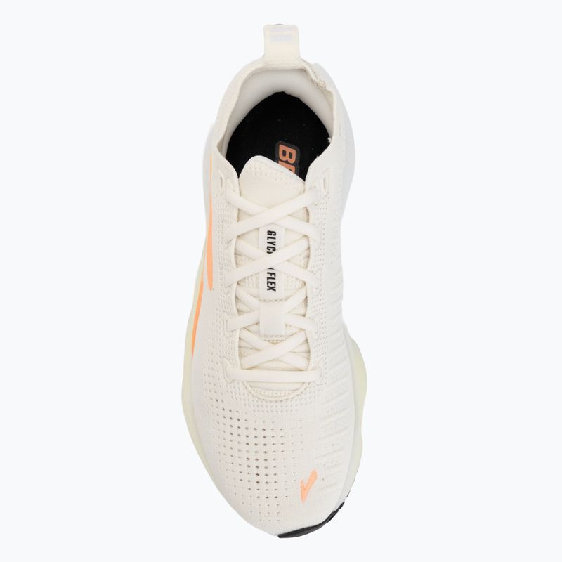 Women's running shoes Brooks Glycerin Flex white/peach/nightlife 5