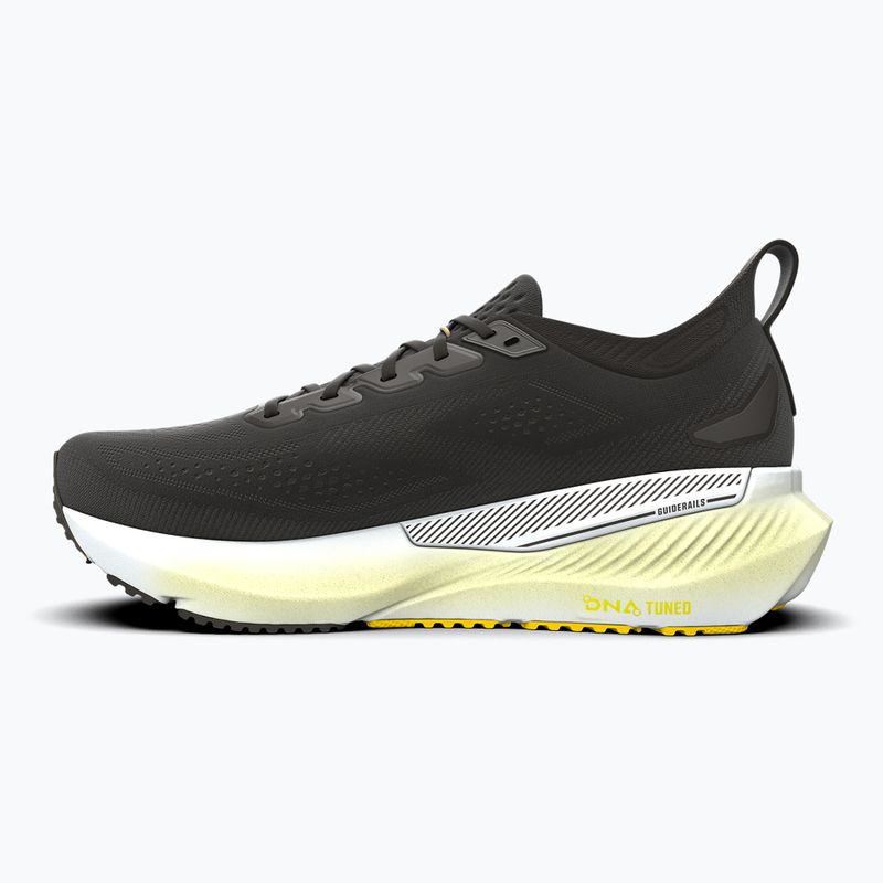 Men's running shoes Brooks Glycerin GTS 23 black/cyber yellow/nightlife 3