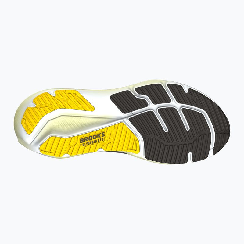 Men's running shoes Brooks Glycerin GTS 23 black/cyber yellow/nightlife 4