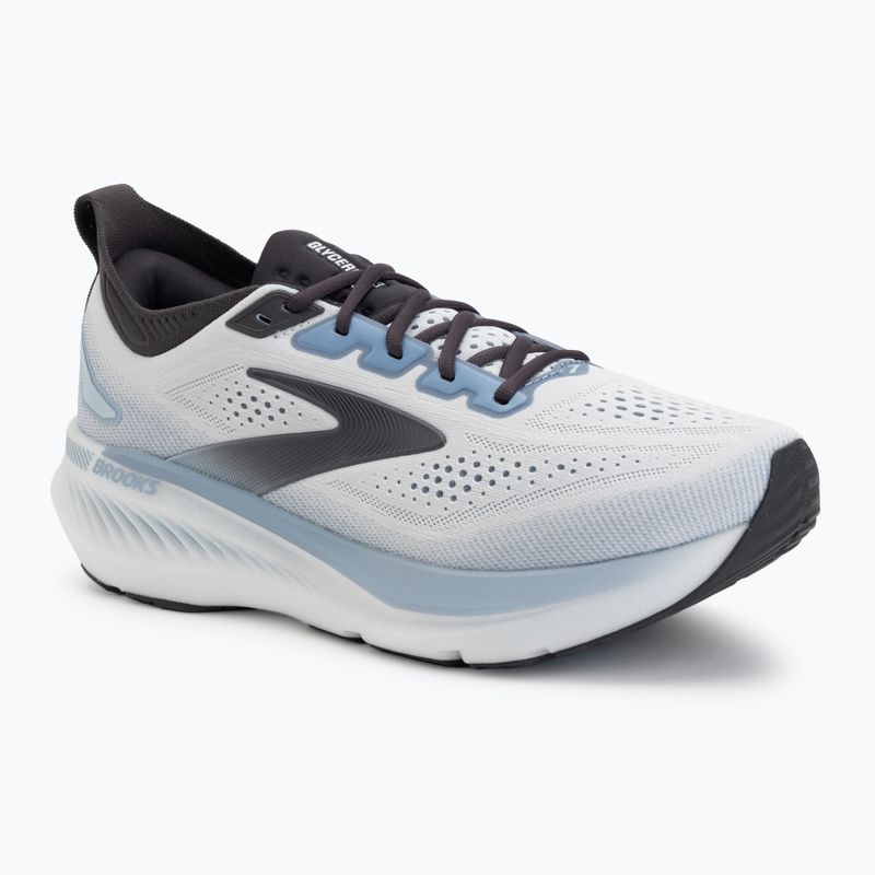 Men's running shoes Brooks Glycerin GTS 23 white/rain/baltic sea