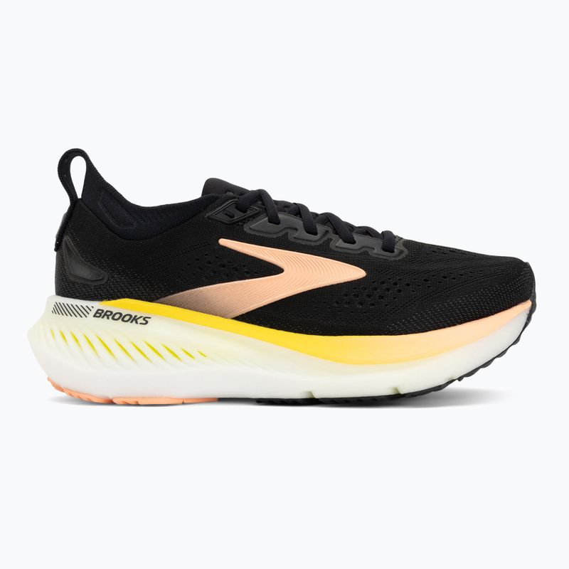 Women's running shoes Brooks Glycerin GTS 23 black/peach/nightlife 2
