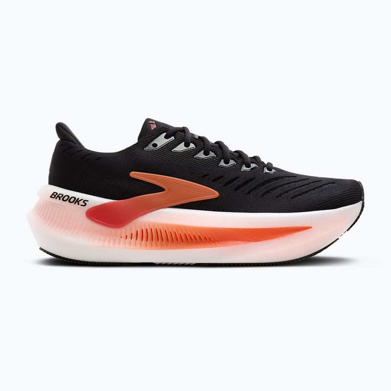 Men's running shoes Brooks Glycerin Max 2 black/tigerlilly/orange 2
