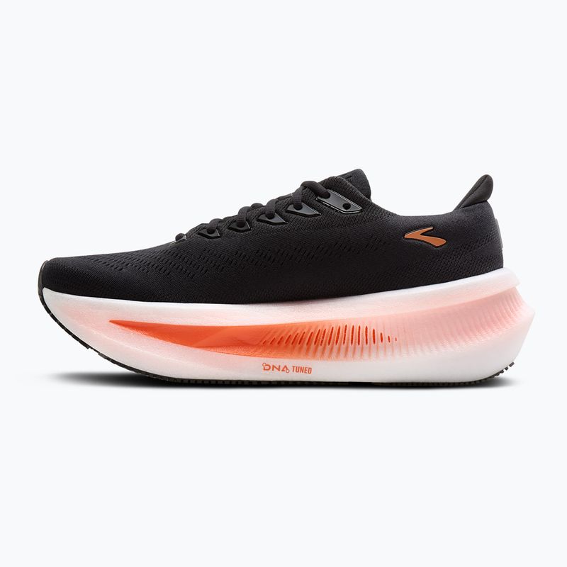 Men's running shoes Brooks Glycerin Max 2 black/tigerlilly/orange 3