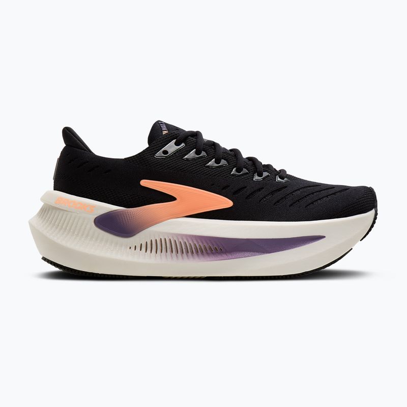 Women's running shoes Brooks Glycerin Max 2 black/peach/clear 2