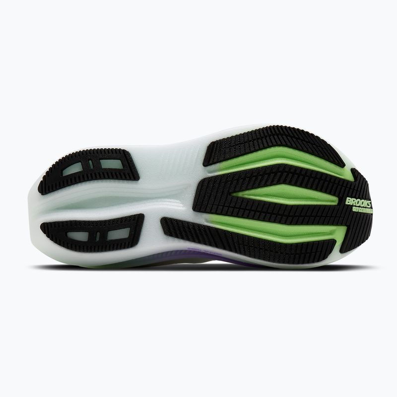Women's running shoes Brooks Glycerin Max 2 bluewash/purple hebe/green 4