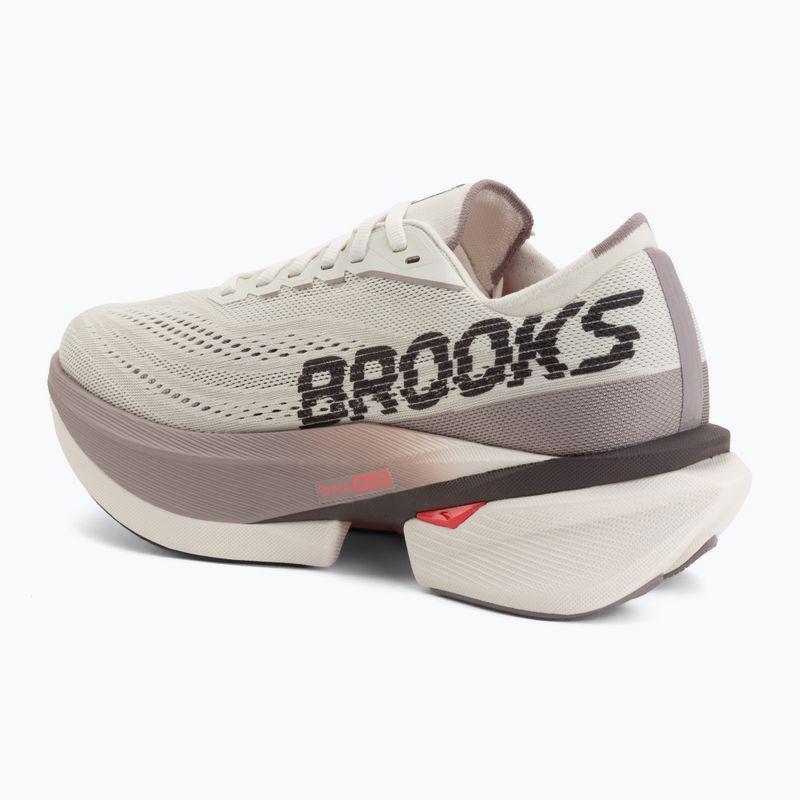 Women's running shoes Brooks Hyperion Max 4 coconut/raisin/pink 3