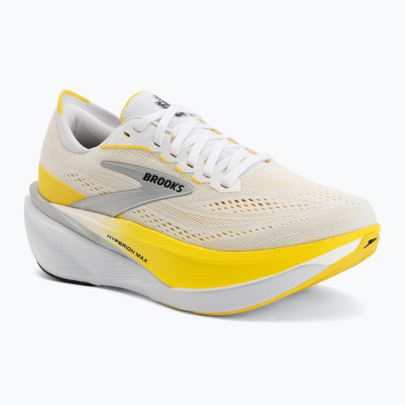Women's running shoes Brooks Hyperion Max 4 white/cyber yellow/black