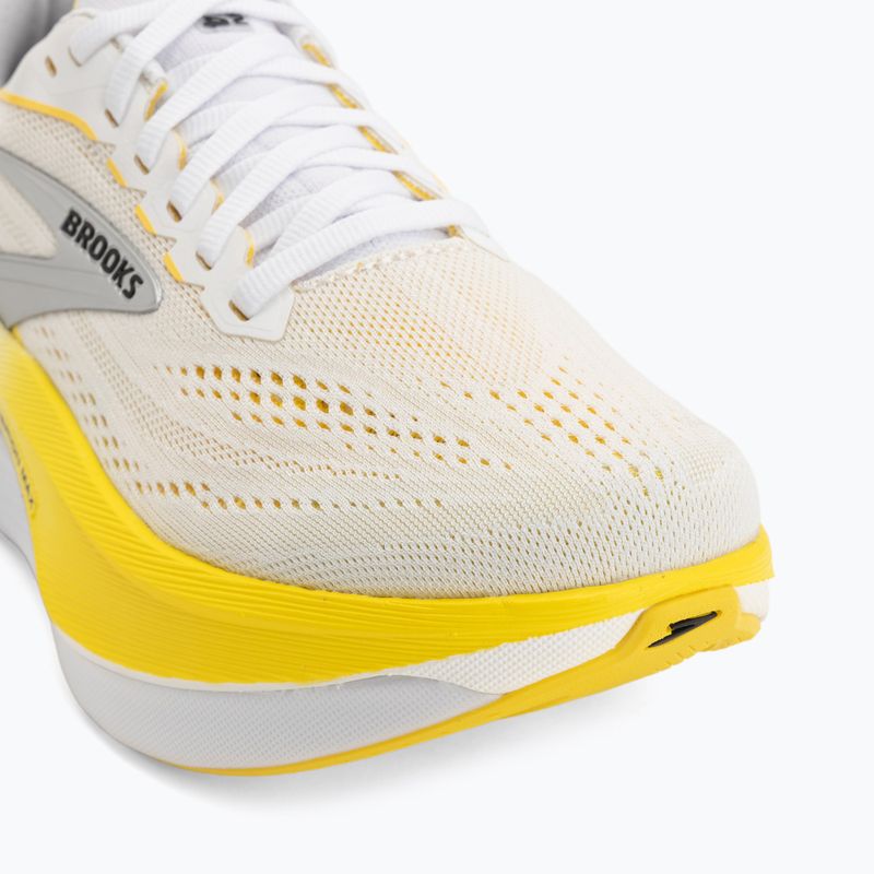 Women's running shoes Brooks Hyperion Max 4 white/cyber yellow/black 7