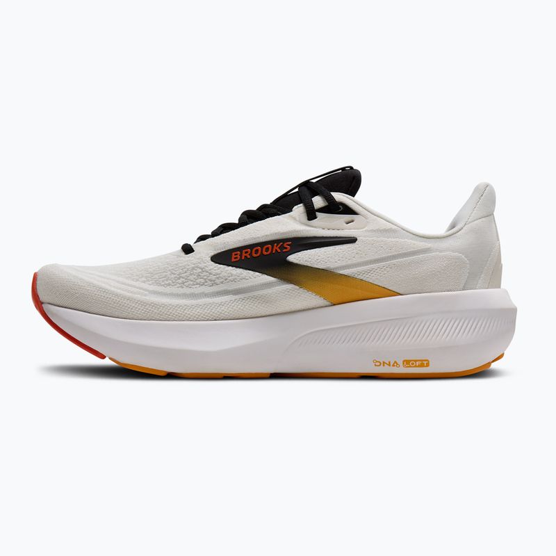 Men's running shoes Brooks Revel 9 white/orange/black 3