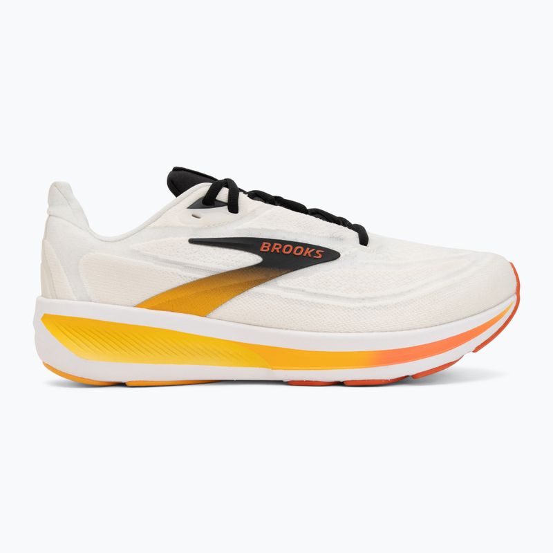 Men's running shoes Brooks Revel 9 white/orange/black 2