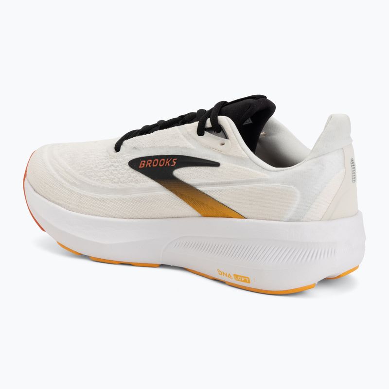 Men's running shoes Brooks Revel 9 white/orange/black 3