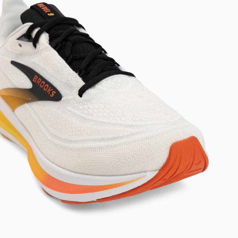 Men's running shoes Brooks Revel 9 white/orange/black 7