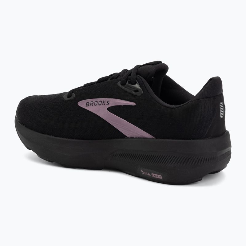 Women's running shoes Brooks Revel 9 black/black/rose gold 3