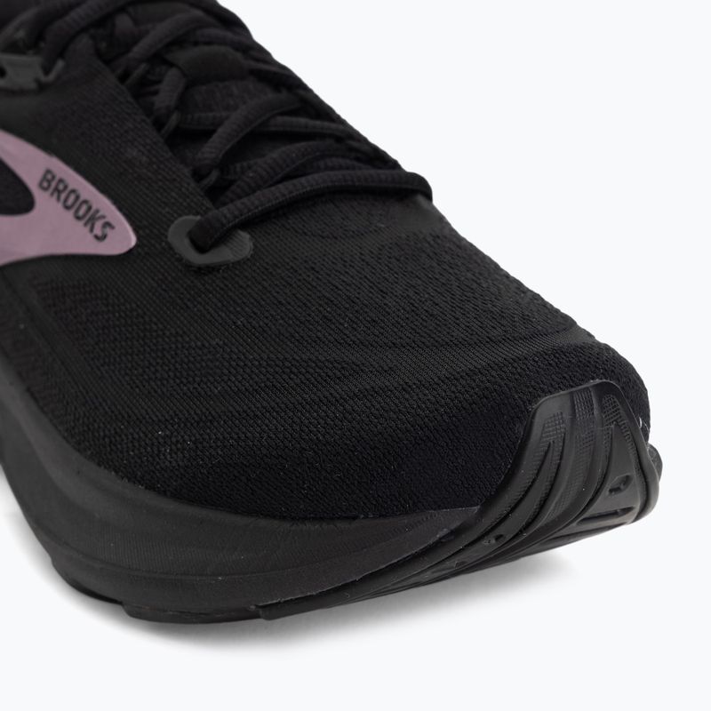 Women's running shoes Brooks Revel 9 black/black/rose gold 7