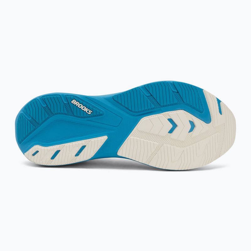 Men's running shoes Brooks Ghost Amp white/blue/paradise green 4