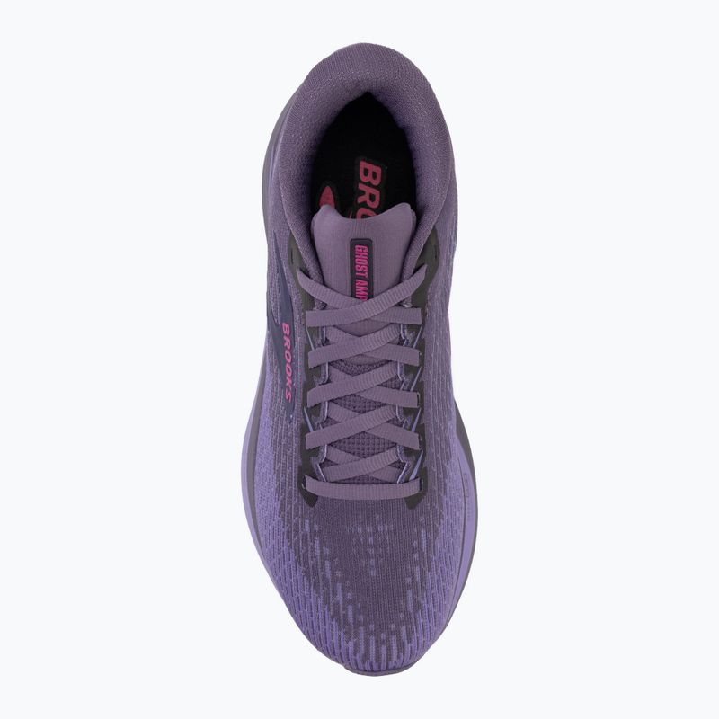 Women's running shoes Brooks Ghost Amp purple/purple/fuchsia 5