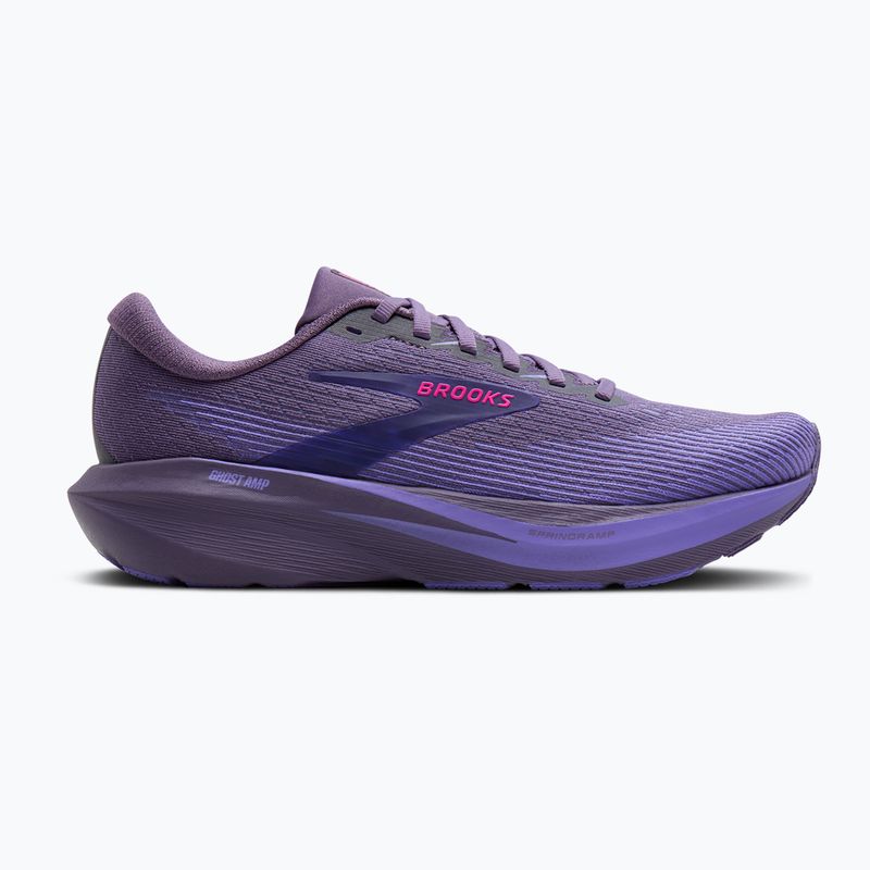 Women's running shoes Brooks Ghost Amp purple/purple/fuchsia 2