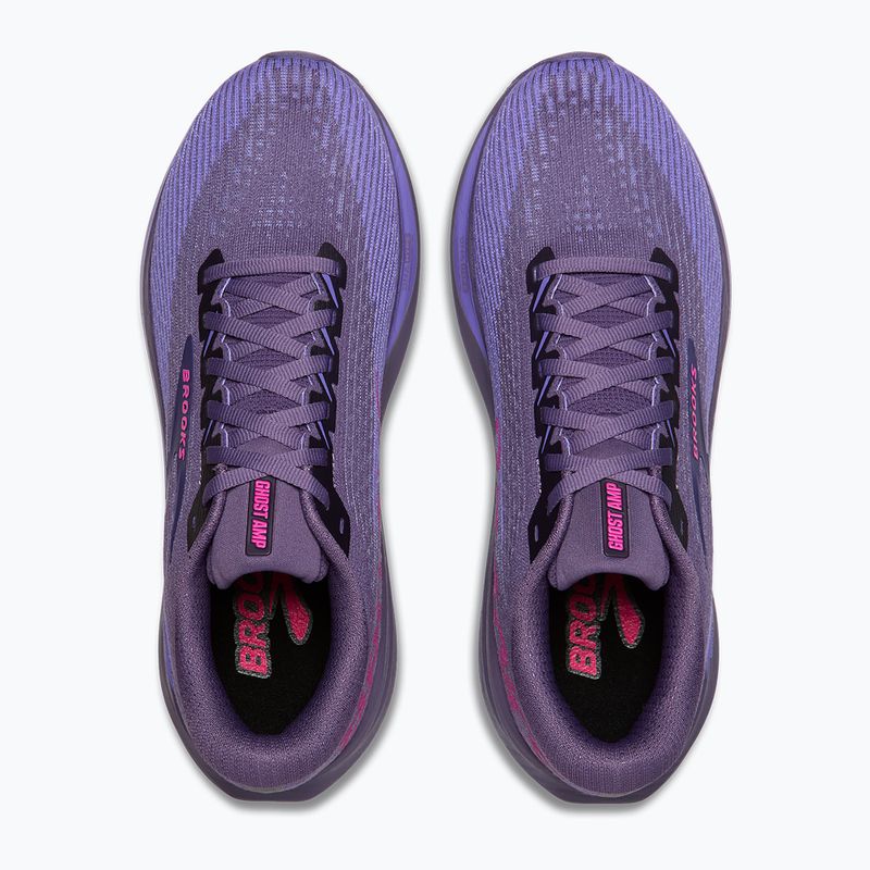 Women's running shoes Brooks Ghost Amp purple/purple/fuchsia 5