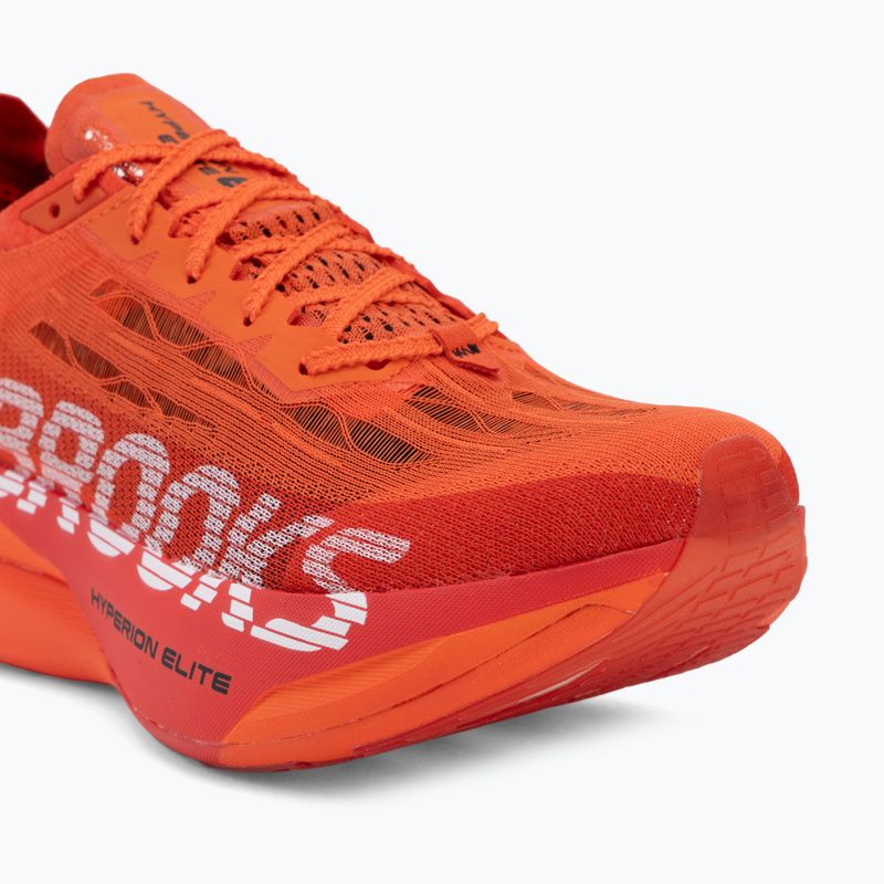 Running shoes Brooks Hyperion Elite 6 tigerlily/red/white 7