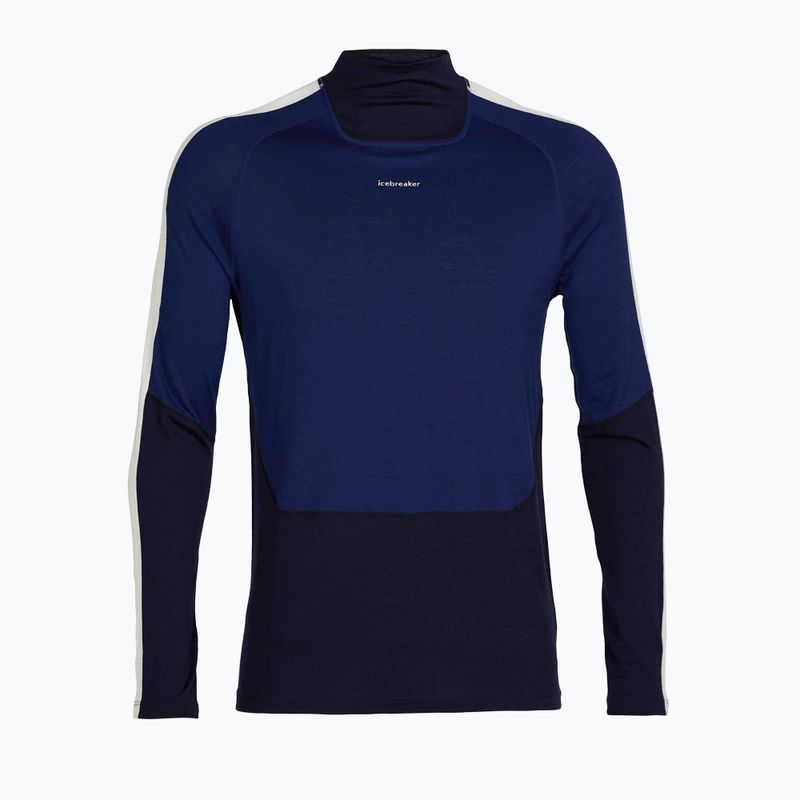 Men's thermal top icebreaker 200 Oasis Sonebula High Neck navy/royal navy/snow/cb 7