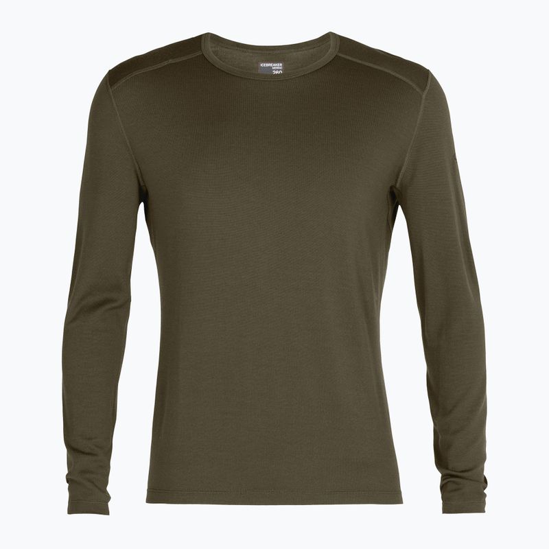 Men's Icebreaker 260 Tech Crewe thermal longsleeve loden 7