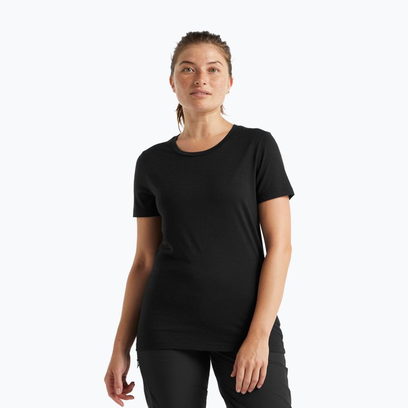 Women's trekking T-shirt icebreaker Tech Lite II black IB0A59J90011