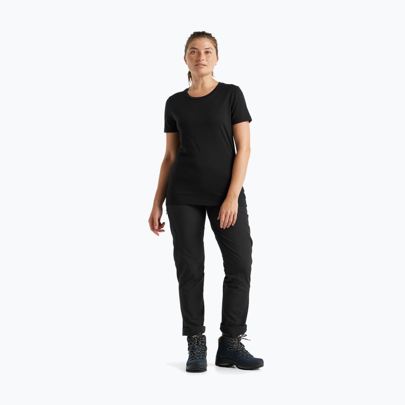Women's trekking T-shirt icebreaker Tech Lite II black IB0A59J90011 2