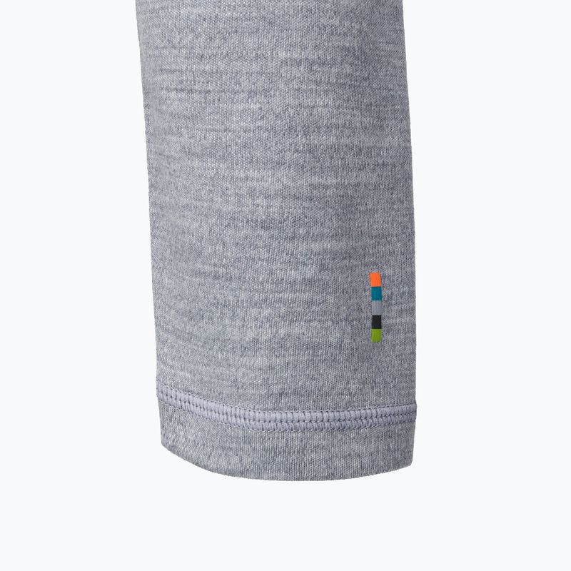 Men's thermal base layer sweatshirt Smartwool Merino 250 Baselayer Crew Boxed light gray heather 3