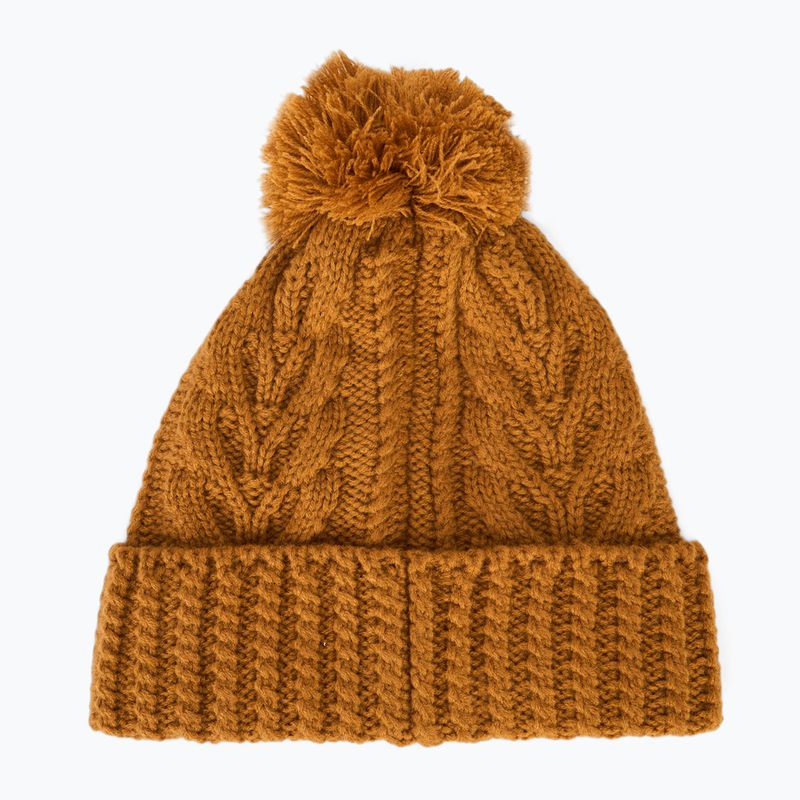 Women's winter beanie Timberland Cable Premium Pom Beanie wheat 2