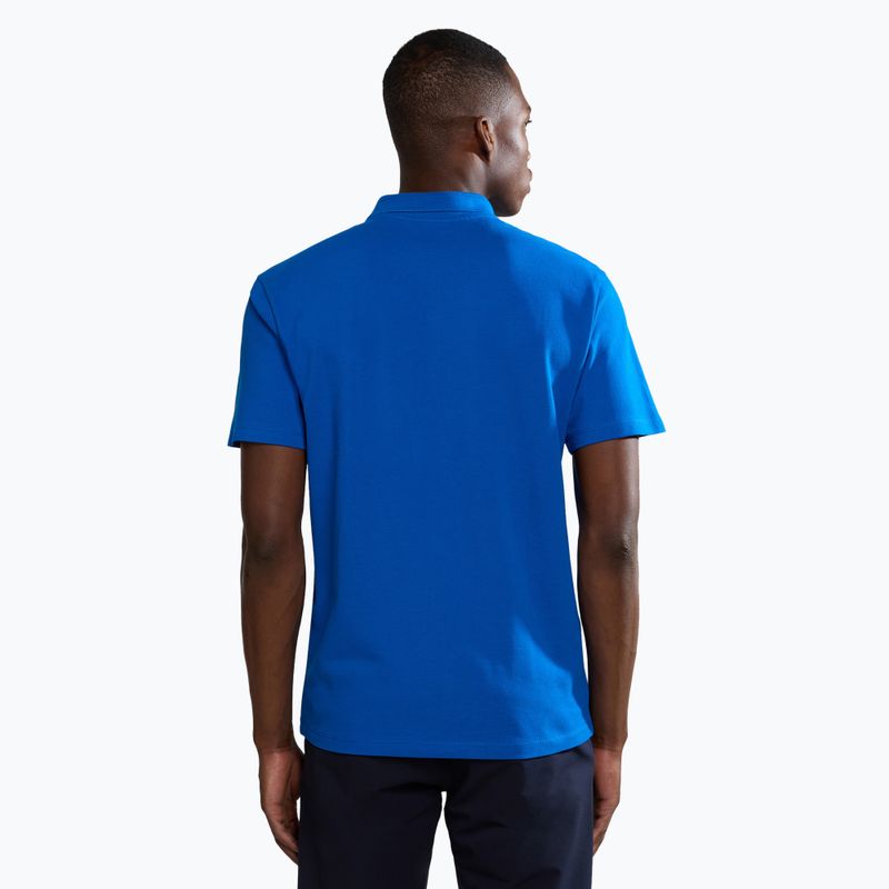 Men's Napapijri Ealis blue lapis polo shirt 3